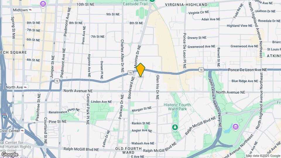 664 Kennesaw Ave NE Map and Location Details