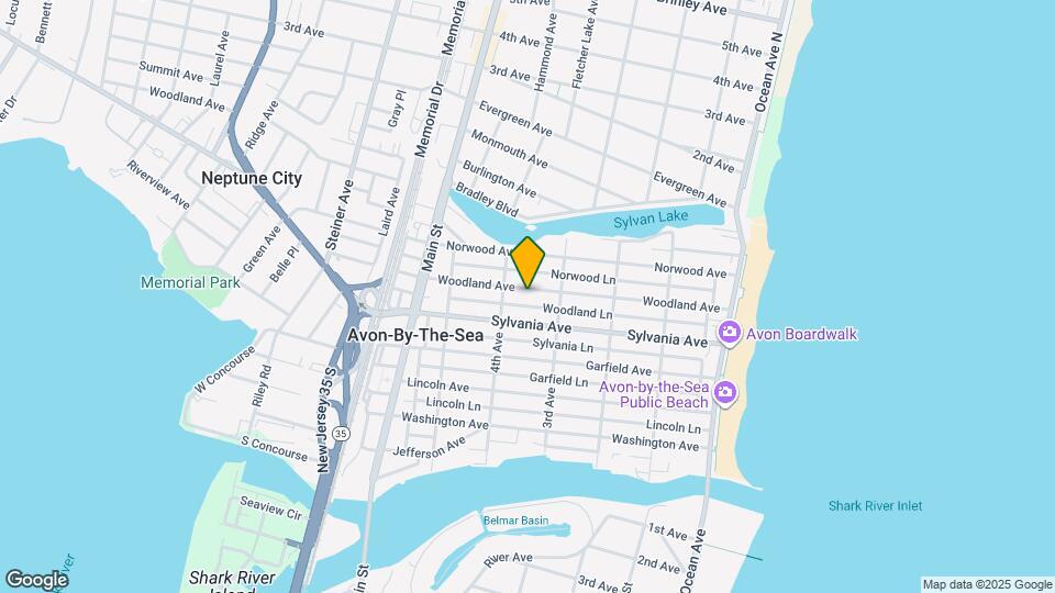 327 Woodland Ave Map and Location Details