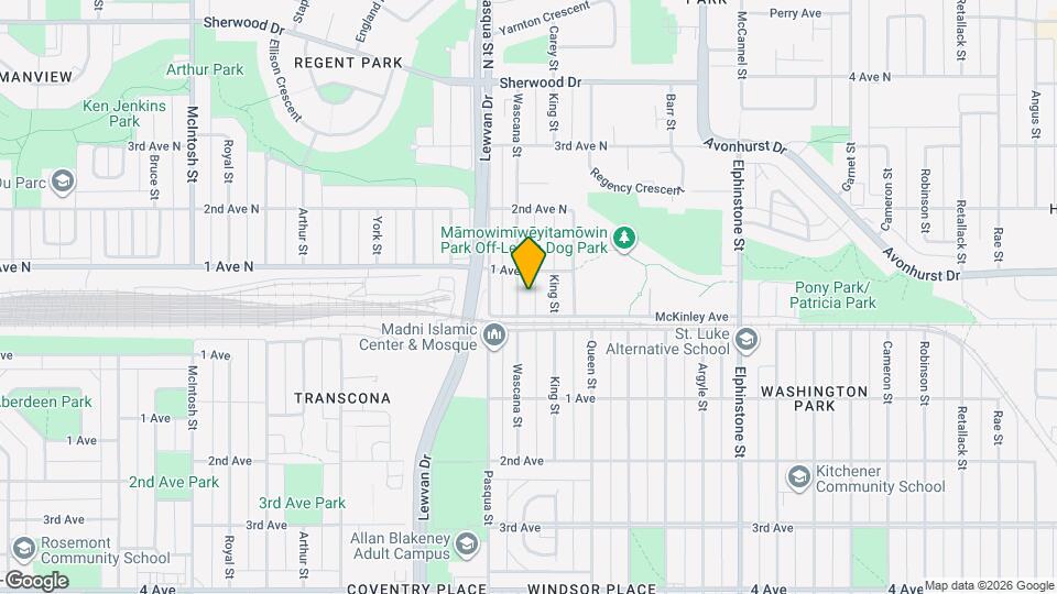 541 Wascana St Map and Location Details