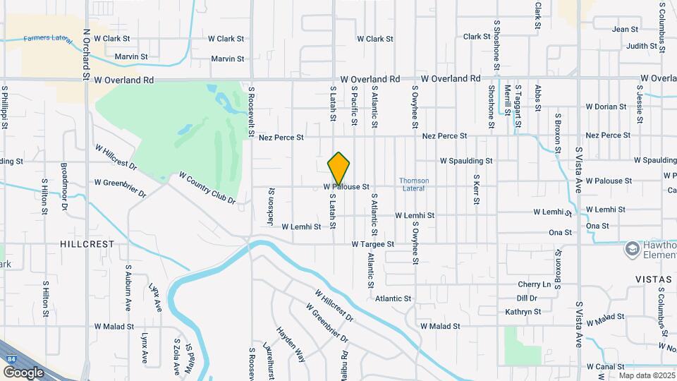 3717 W Palouse St Map and Location Details