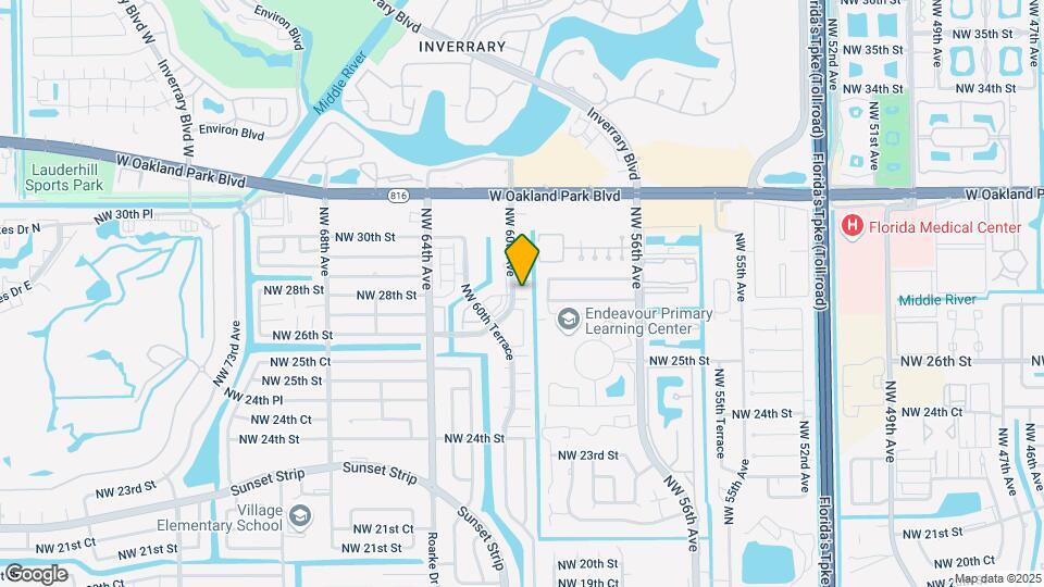 5967 NW 27th Pl Map and Location Details