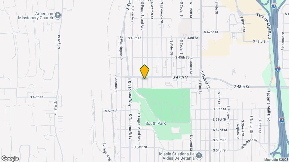 4707 S. Puget Sound Ave Map and Location Details