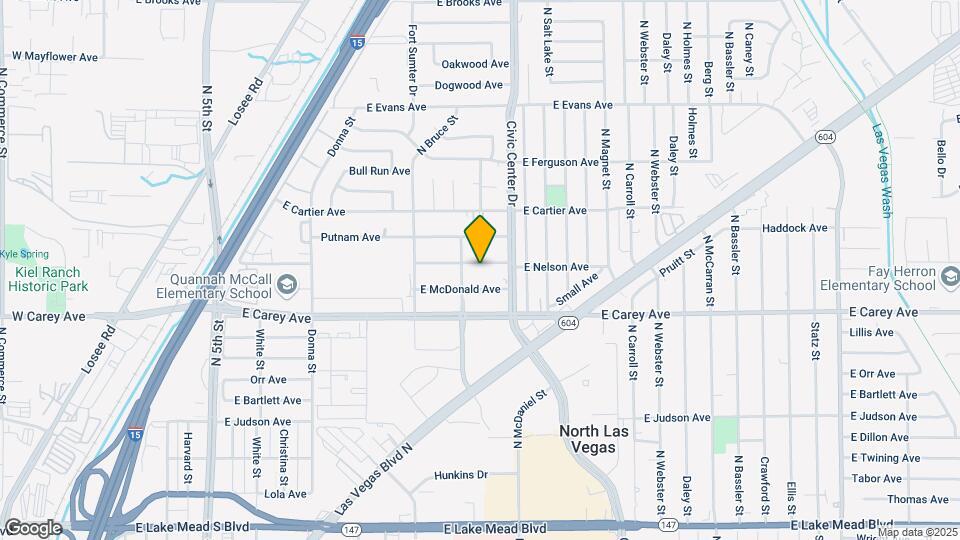 1613-1619 E Nelson Ave Mapa y Detalles de la Ubicación