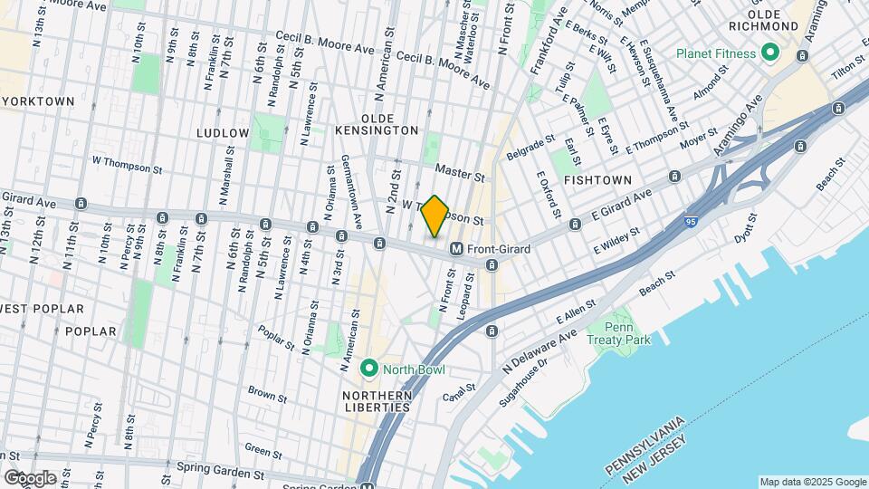 1201 N Howard St, Unit 3 Map and Location Details