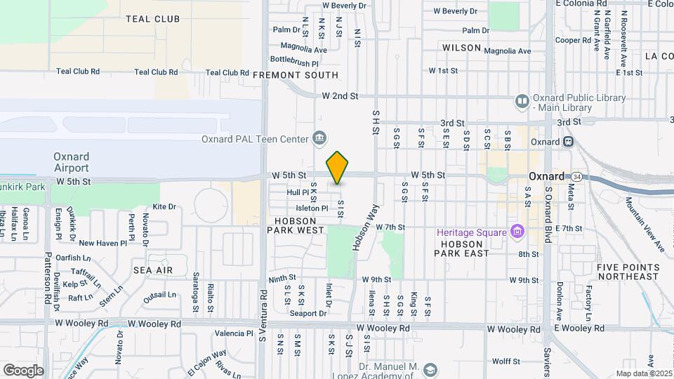 531 S I St Map and Location Details