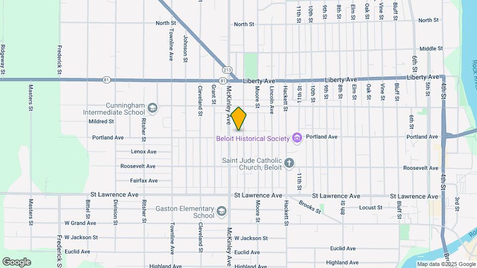 1411 Portland Ave Map and Location Details