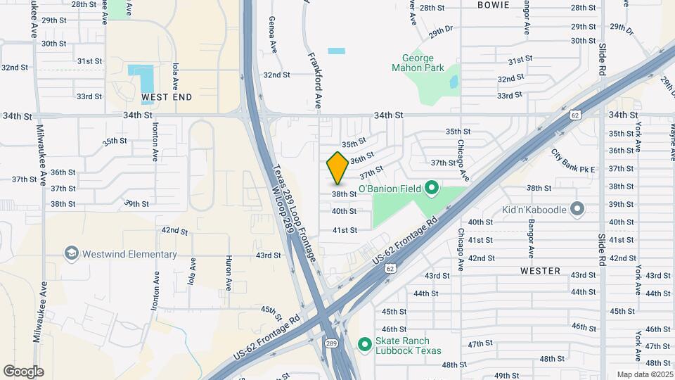5746 38th St Map and Location Details