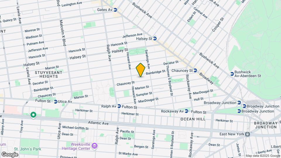399 Chauncey St Map and Location Details
