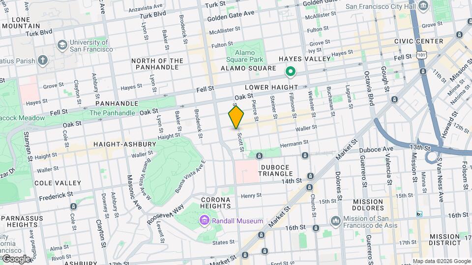 135 Scott St Mapa y Detalles de la Ubicación