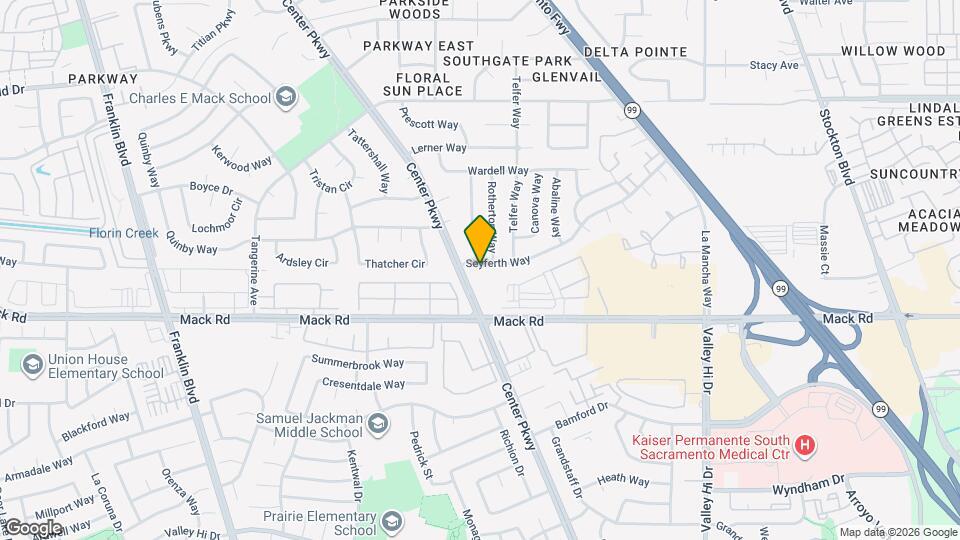 5514 Seyferth Way Map and Location Details