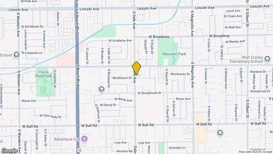 629 S Vicki Ln Map and Location Details