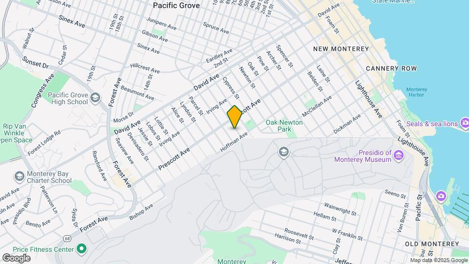 635 Grace St Map and Location Details