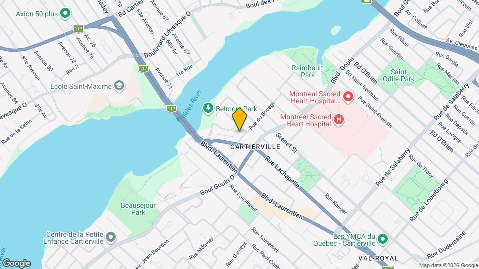 5995 Bocage Rue Map and Location Details