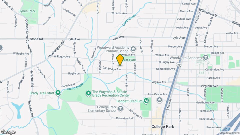 2065 Cambridge Ave Map and Location Details