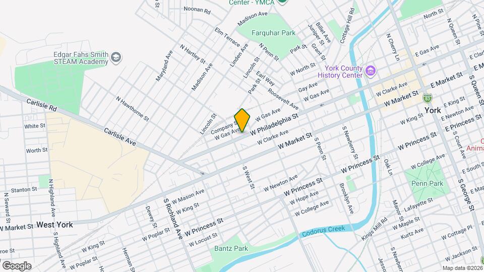 569 W Philadelphia St Map and Location Details