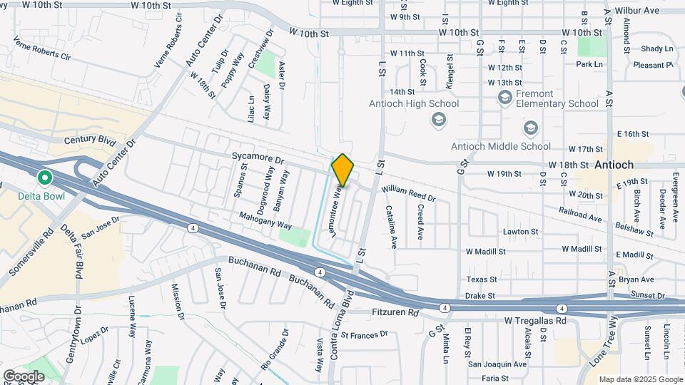 2113 Lemontree Way Map and Location Details