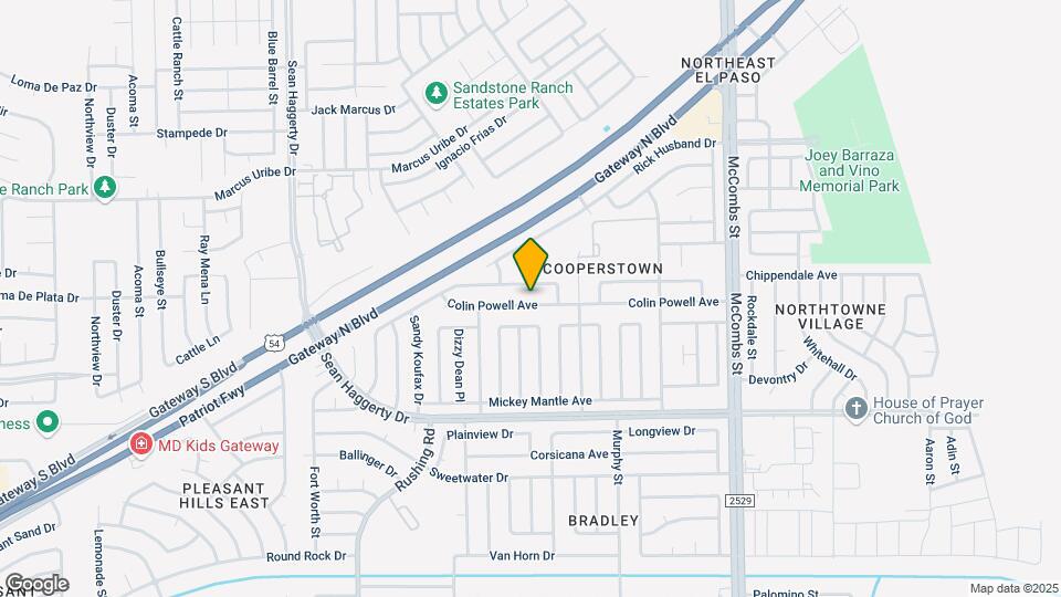 5449 Colin Powell Ave Map and Location Details