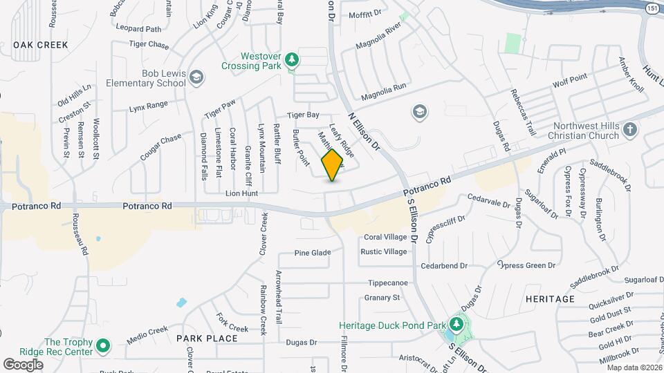 10115 Westover Pl Map and Location Details