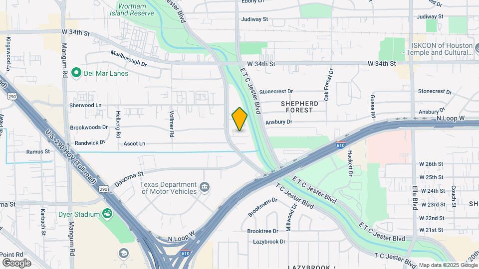 2790 W T C Jester Blvd Map and Location Details