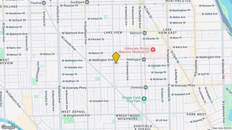 2937 N Racine Ave Map and Location Details