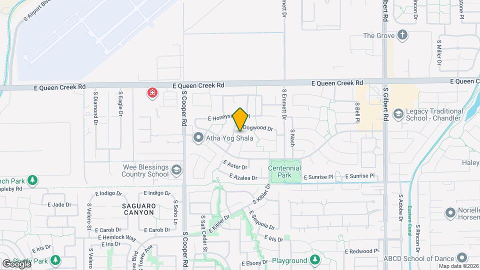 2284 E Desert Broom Pl Map and Location Details