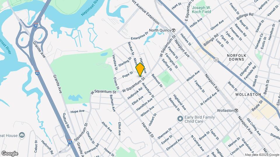 225 W Squantum St Mapa y Detalles de la Ubicación