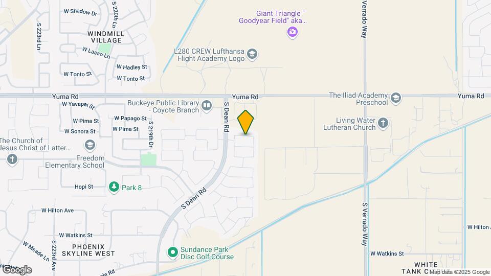 21563 W Sonora St Map and Location Details