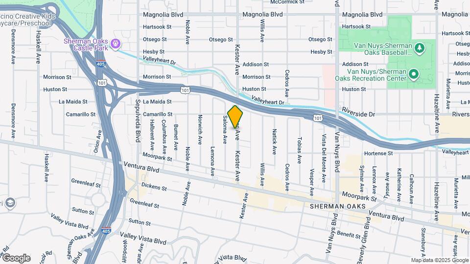 4721 Kester Ave, Unit 2 Map and Location Details