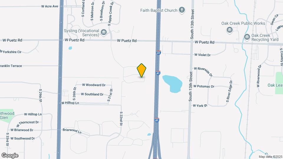 1818 W Mildenhall Dr Map and Location Details
