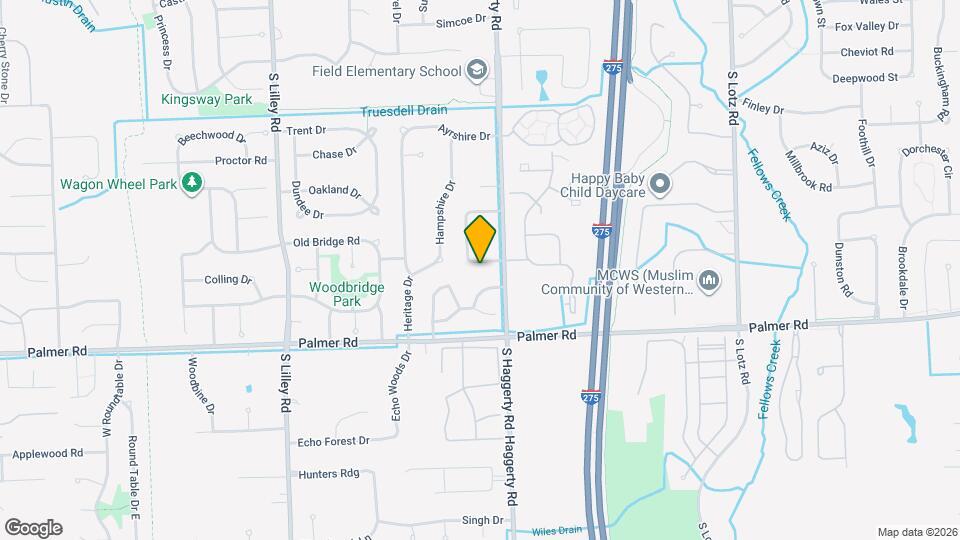 41481 Cumberland Dr Mapa y Detalles de la Ubicación