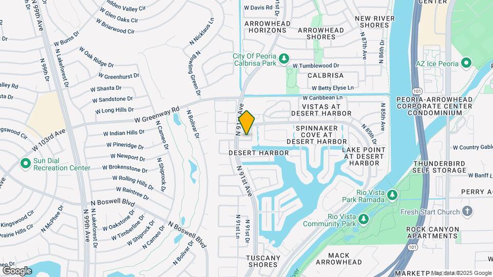 9060 W Maui Ln Map and Location Details