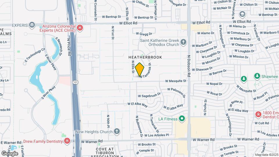2555 N Tamarisk St Map and Location Details