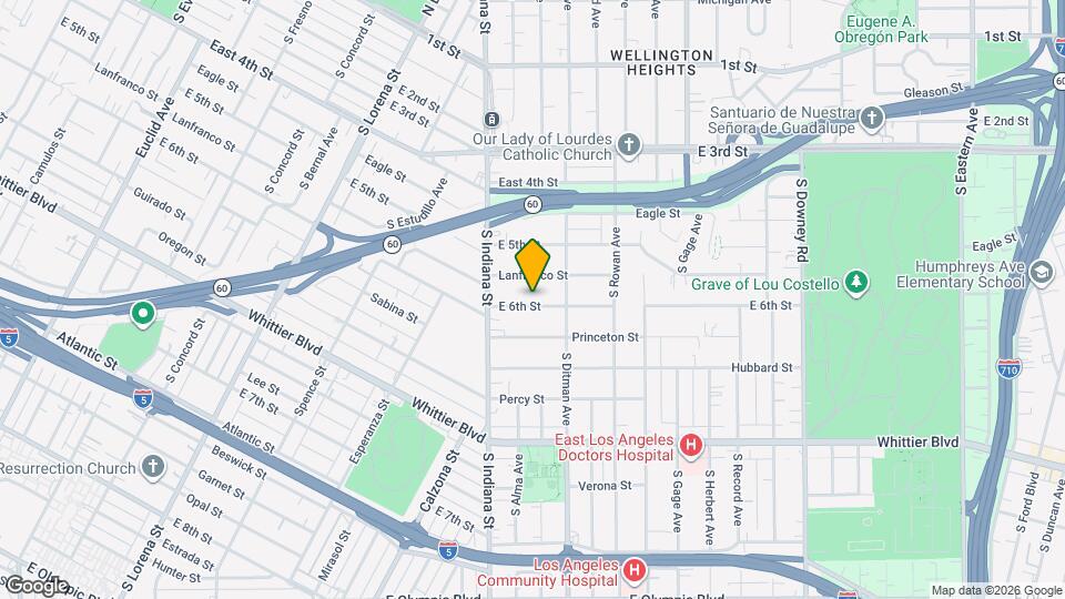 3751 E 6th St Mapa y Detalles de la Ubicación