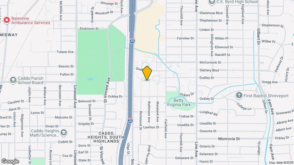 3802 Baltimore Ave Map and Location Details