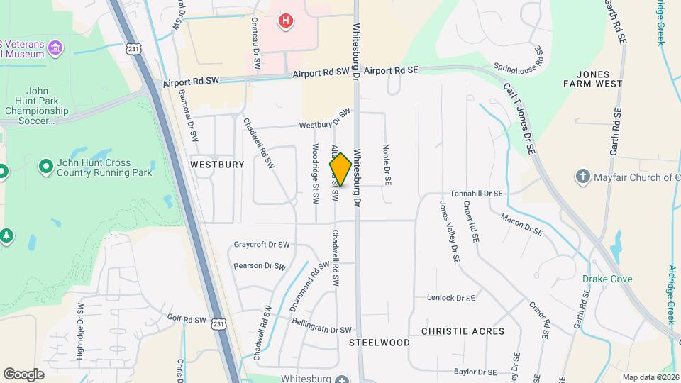 5623 Alta Dena St SW Map and Location Details