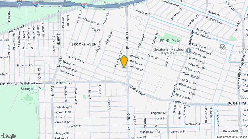 4617 White Rock St Map and Location Details