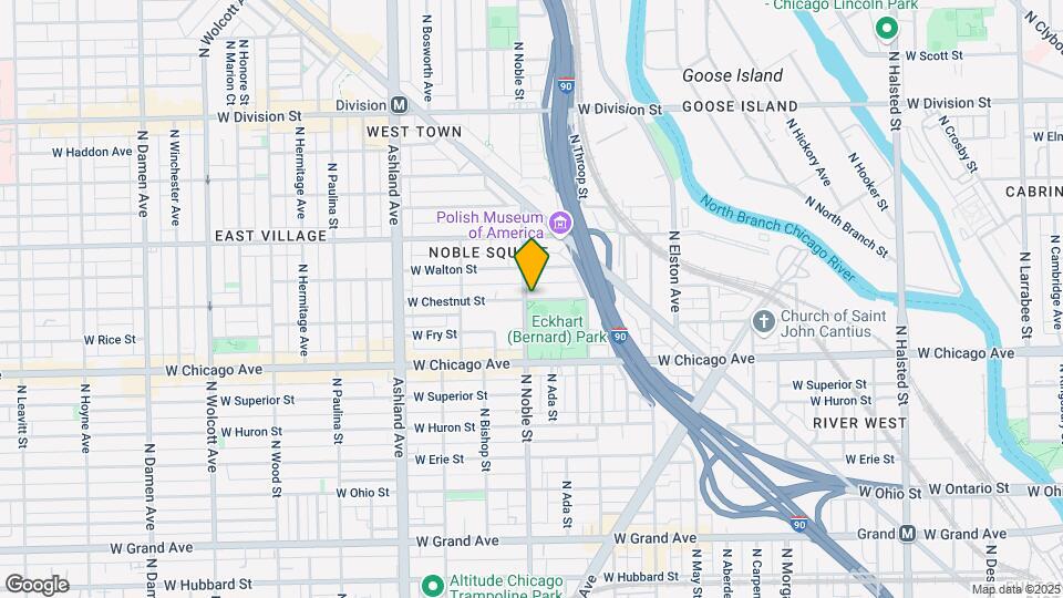1356 W Chestnut St Map and Location Details