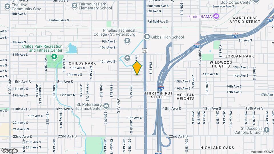 3454 14th Ave S, Unit 2 Map and Location Details