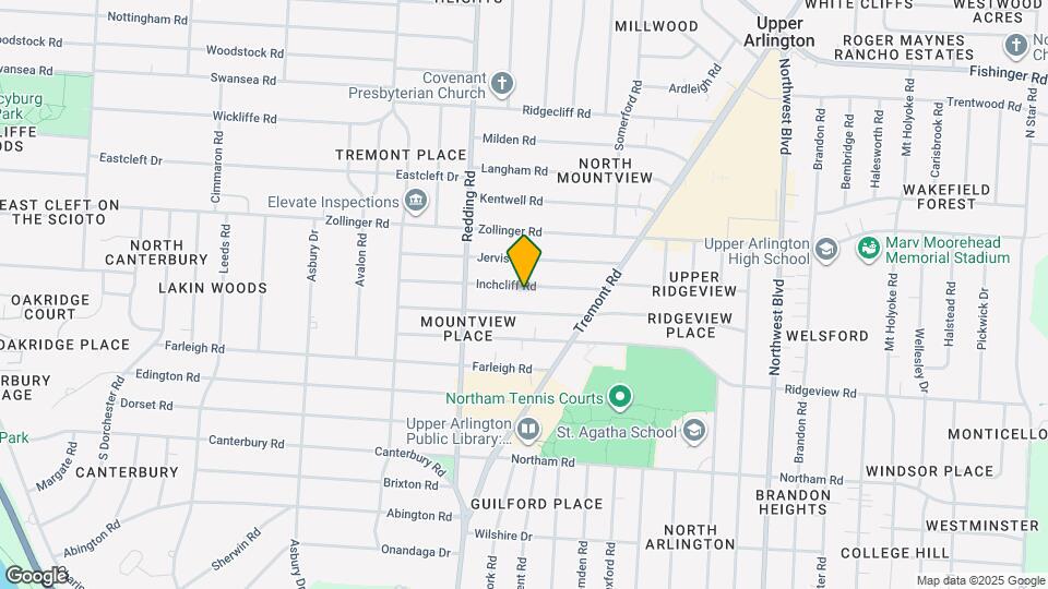 2063 Inchcliff Rd Map and Location Details