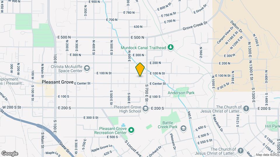 671 E Center St Map and Location Details