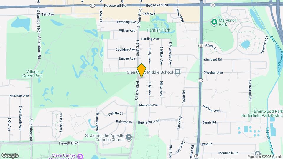 221 S Park Blvd Map and Location Details