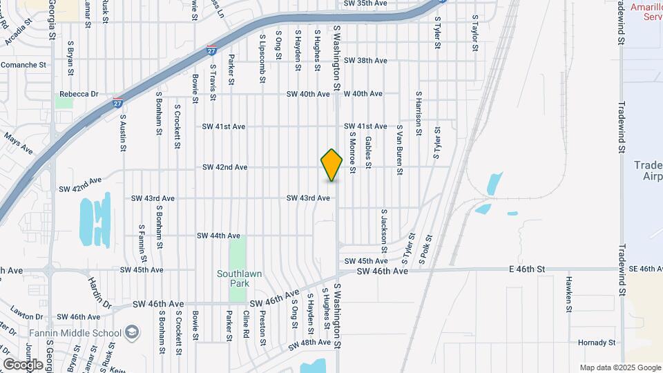 4212 S Washington St Map and Location Details