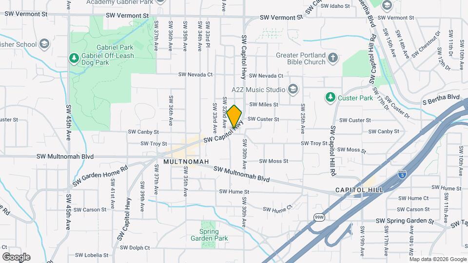 7638 SW Capitol Hwy Map and Location Details