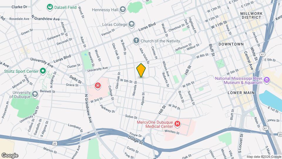 555 Alpine St Map and Location Details