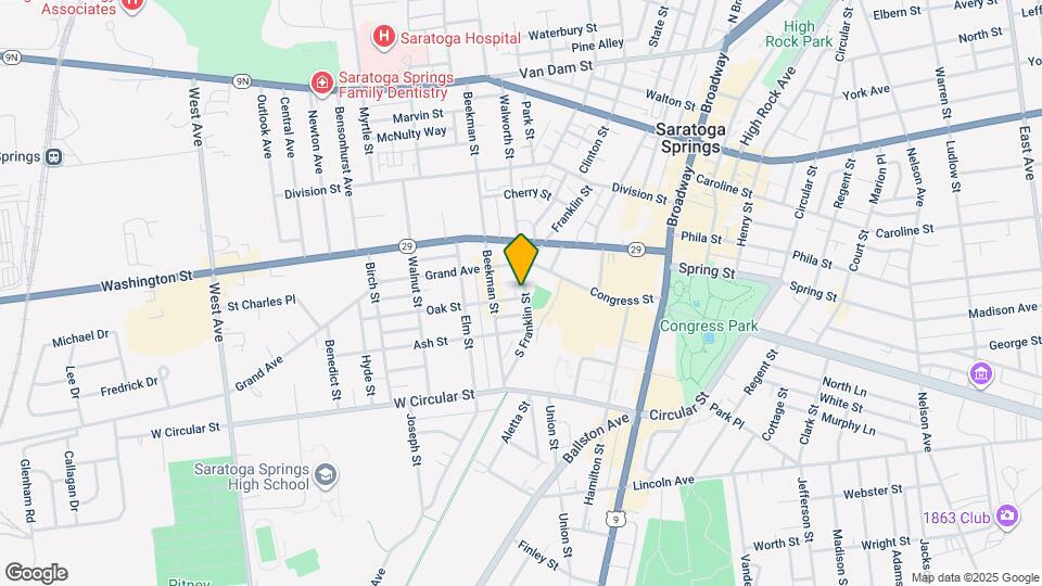 1 Oak St Map and Location Details