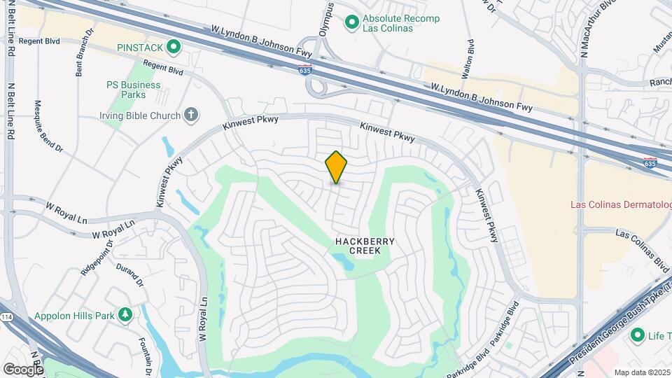 7621 Cedar Elm Dr Map and Location Details