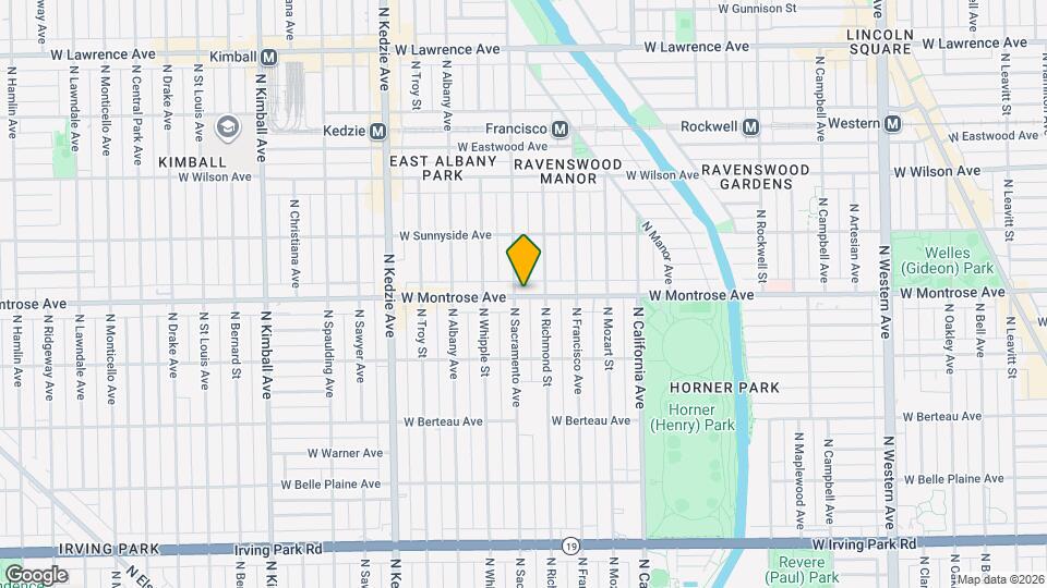 2954 W Montrose Ave, Unit J00P Mapa y Detalles de la Ubicación