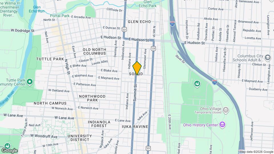 2320 Summit St, Unit 2320 Summit Street Map and Location Details