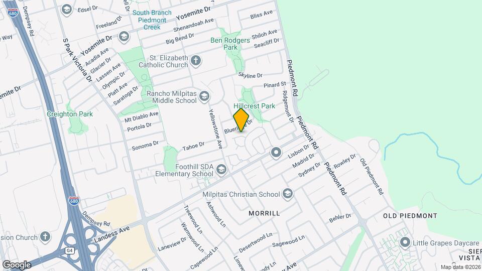 2107 Ornellas Dr Map and Location Details