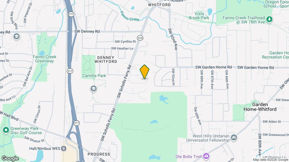 9685 SW Whitford Ln Map and Location Details